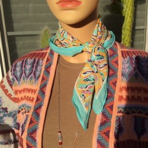 Sundance Catalog L'orangerie Bandana Cotton Blue